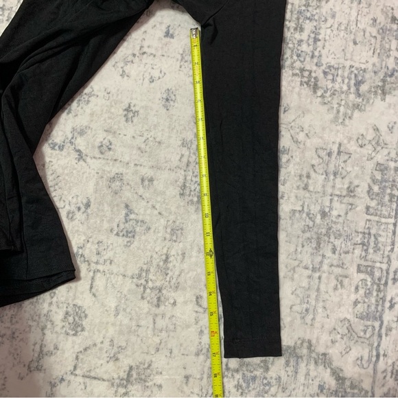 VTG Y2K BCBGMaxAzria Black Long Sleeve Skater Dress S - Picture 9 of 10